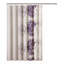 Rideau de douche simple à imprimé floral 100% coton Lola-32740819-32740818