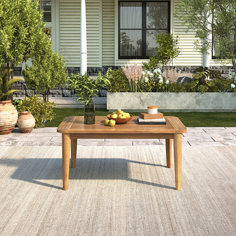 Table basse d'extérieur résistante aux intempéries