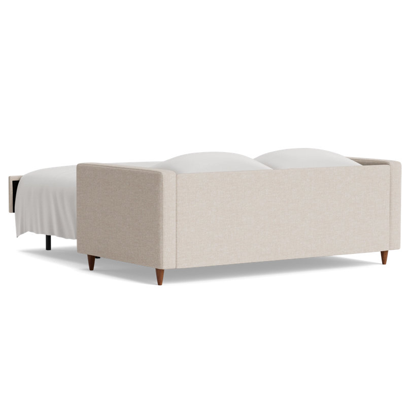 MCM Sofa Bed, Performance Weave - Natural