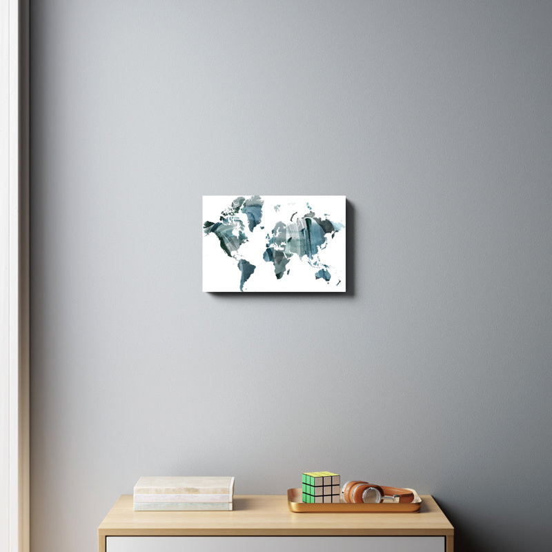 «World Wash» par Grace Popp - impression sur toile tendue, H 12 po x l 18 po