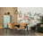 Alagon Walnut Metal Base Dining Table