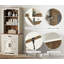 Console télé de style Mid-Century Laziza-880402367