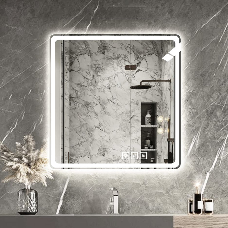 Miroir de salle de bain Fog Led