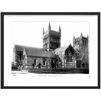 Wimborne, the Minster 1892 1 Piece Single Picture Frame Wall Art