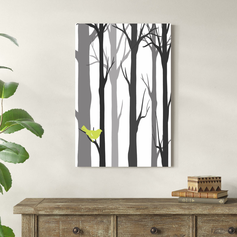 Silhouette de forêt I, H 36 po x l 24 po x P 1 po