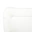 Minimalist Curved Headboard Teddy Bear Plush Bed, King, Cream-732578443