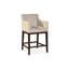 Upholstered Stool with Solid Wood Frame-92814651