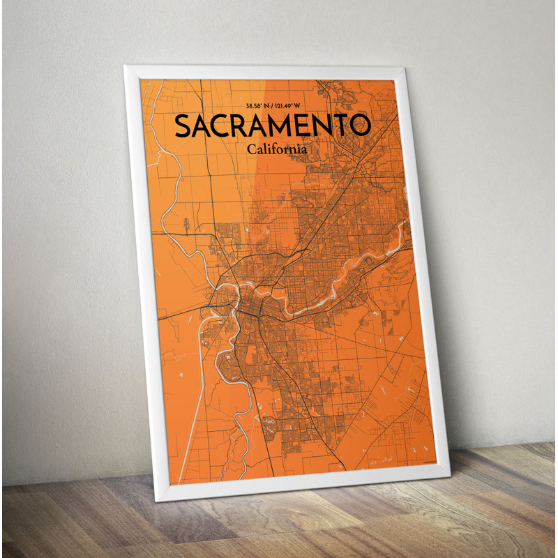 Sacramento - No Frame Print, 91.4 cm H x 61 cm W x 0.1 cm D