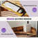Corner Desk with LED Triangle Corner Desk with Storage for Small Space