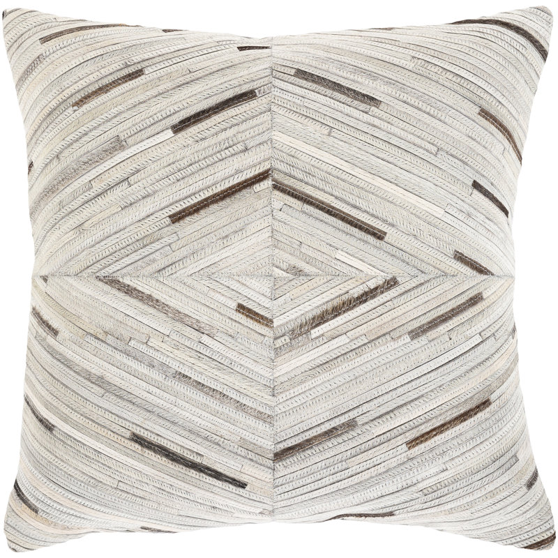  Housse de coussin carré en suède, Duvet