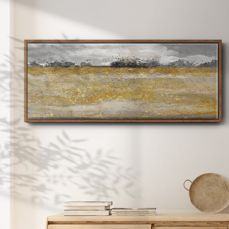 Meadow Shimmer II - toile encadrée, H 8 po x l 20 po