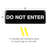Do Not Enter Sign