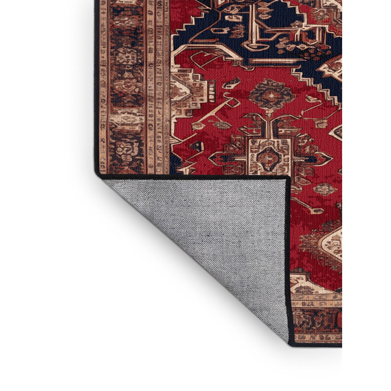 Tapis brun lavable à la machine