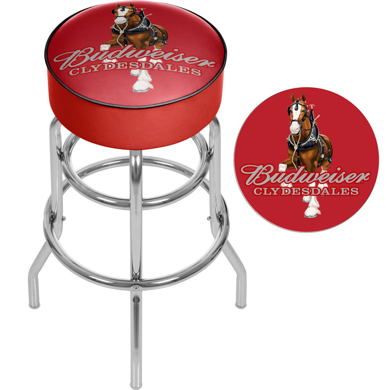 Tabouret tournant 31 "Budweiser Clydesdale