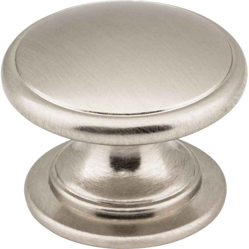 Durham 1 1/4" Diameter Mushroom Knob, Satin Nickel