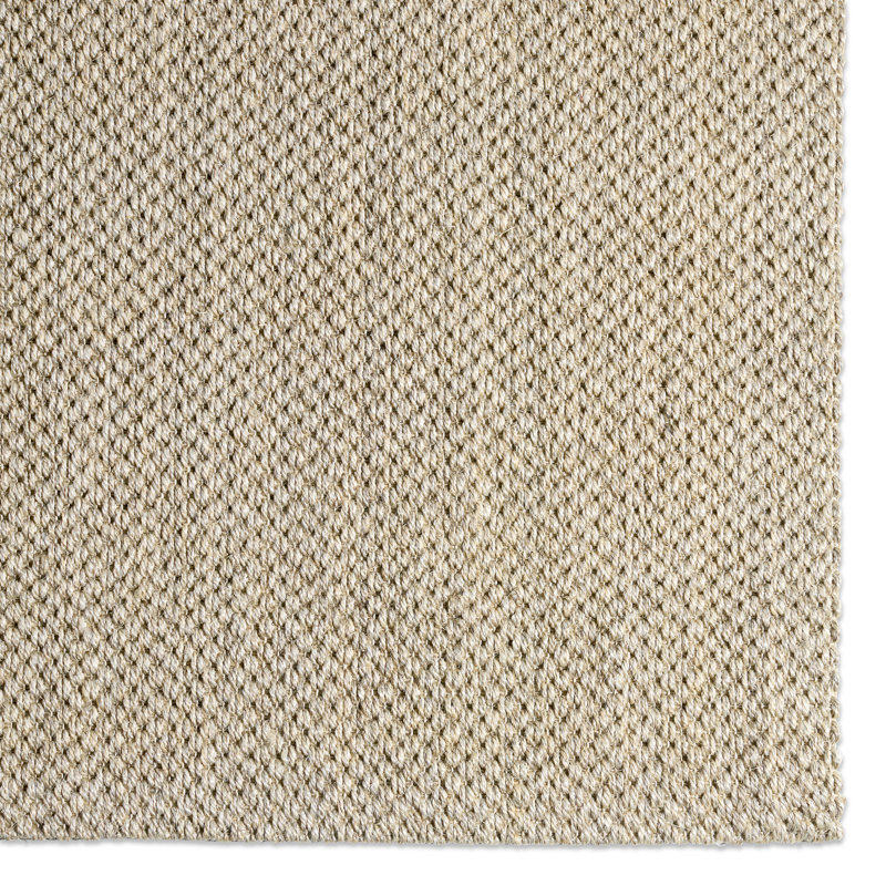 Naturals Sanibel Taupe/White Solid Hand Woven Area Rug, Rectangle 5' x 8'