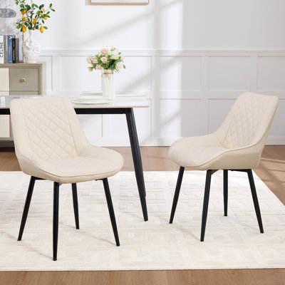 46cm H Upholstered Metal Parsons Chair