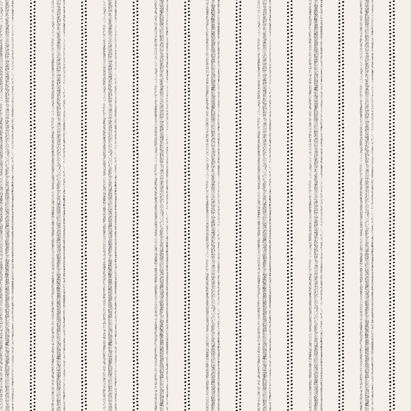 Juba 16.5' L x 20.5" W Wallpaper Roll, Charcoal/Cotton