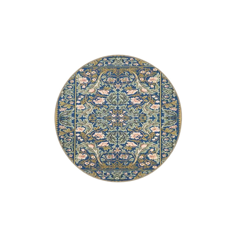 Tapis intérieur / extérieur bleu Anea, Rectangle 2 pi 6 po x 5 pi
