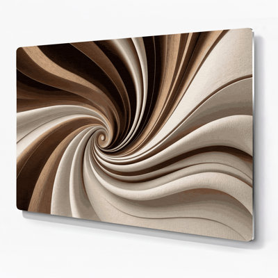 Gradient Abstract 60 Grey Metal Wall Art