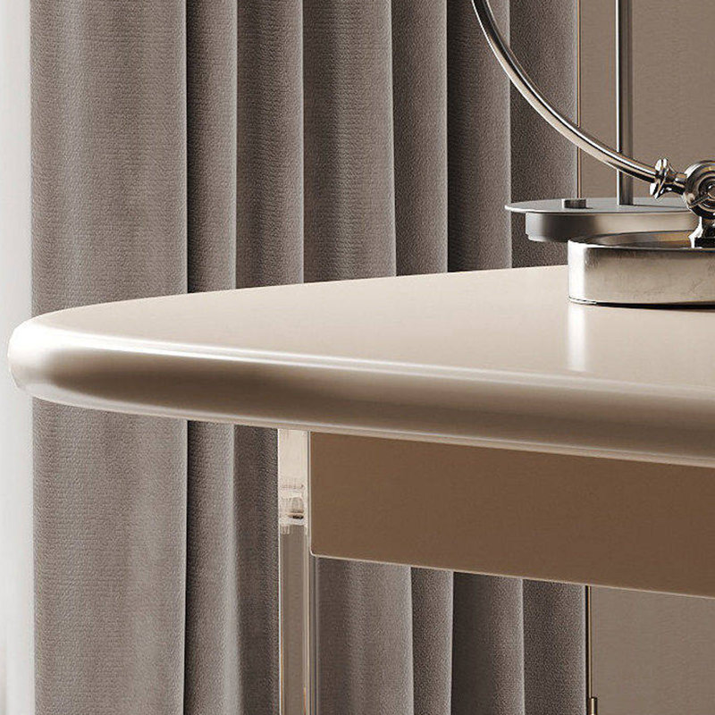 Bureau en chêne durable Modern Art Design, H 29,52 po x l 86,61 po x P 27,55 po