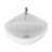 Vitreous China Corner Bathroom Sink with Overflow-42255606-119729820