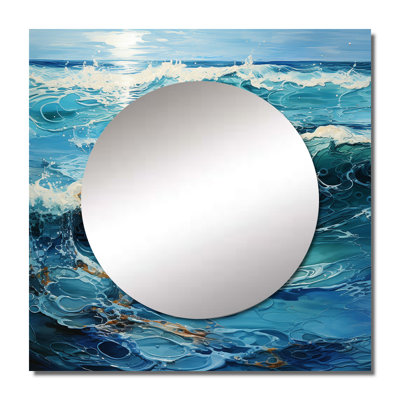Kouhei - Nautical & Beach Square Mirror Wall Decor For Bedroom