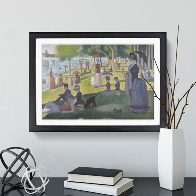 A Sunday on La Grande Jatte by Georges Seurat - Framed Print