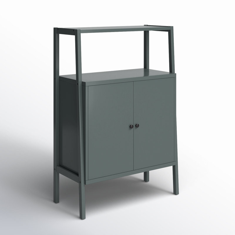 Faulkner 32'' Bar Cabinet, Gray/Green