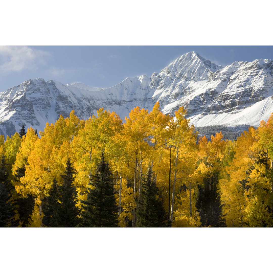 Landschaftliche Colorado Berge von DOUGBERRY - Druck auf Leinwand ohne Rahmen