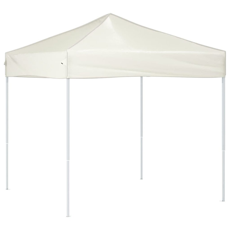 Anaberta 1.95m x 1.95m Steel Party Tent, White, Cream