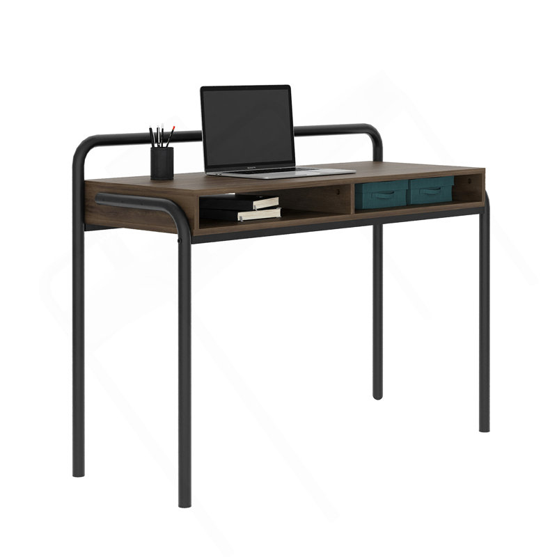 Techni Mobili Modern Classic Writing Desk, Walnut
