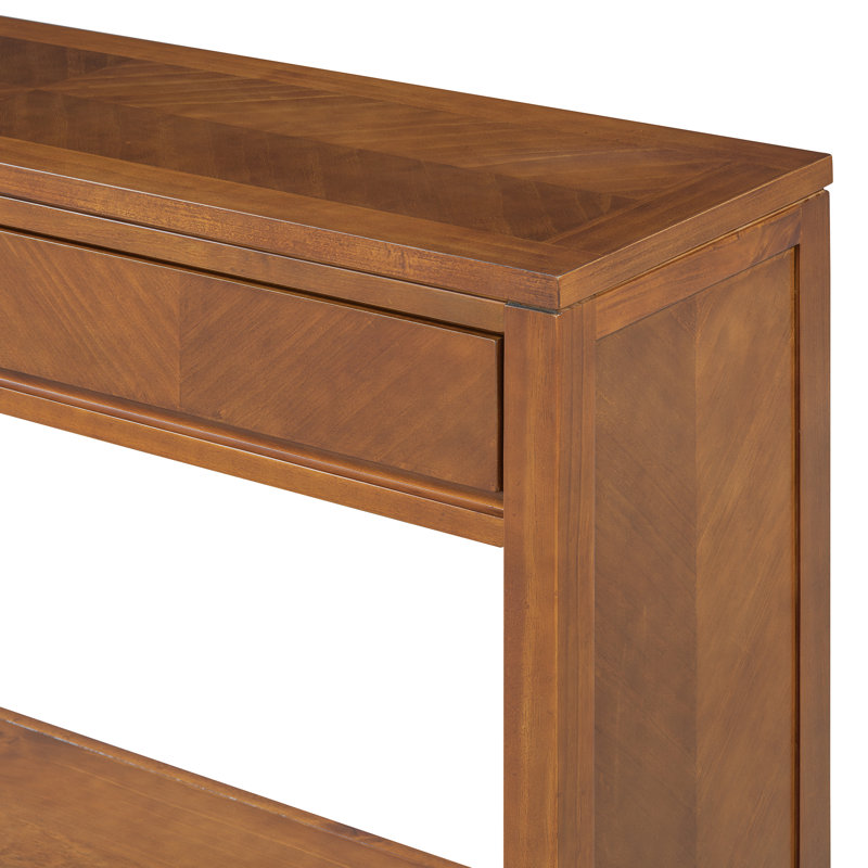 Celestelle 55" Console Table With 2 Drawers, Honey