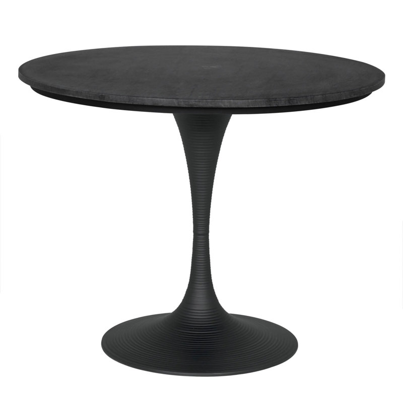 Table Joni 36 po, 30", Noir mat, Noir mat