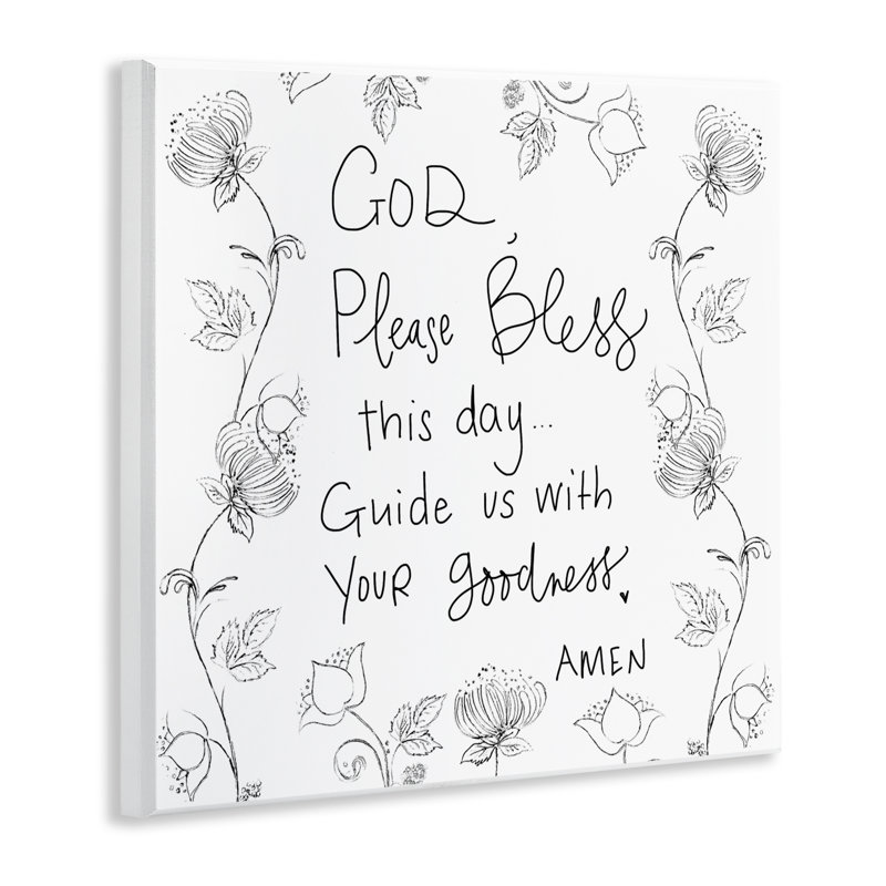«God Bless This Day», plaque murale, conception par Patricia Pinto