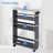 Jasimine 79cm H x 15cm W Utility Cart with Wheels-525732070