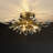 Kaianna 4 - Light Dimmable Unique/Statement Sputnik Flush Mount with Crystal Accents-2027223777