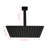 Matte Black Stainless Steel Shower Head For Bathroom - High , Water Saving, Self-cleaning Nozzle, Arm Fit Universal Works Marvelously Well-118034683