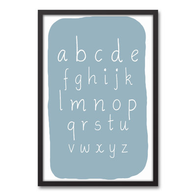 Art encadré ABC Blob