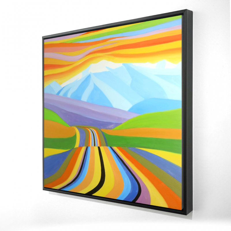 " Mountain Road Multicolored "