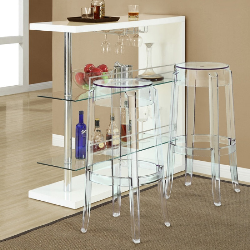 Tabouret fantôme sans dossier 30 po