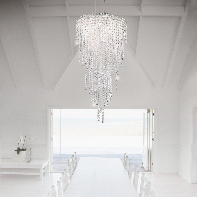 Chantant 5 - Light Chandelier, Heritage Clear