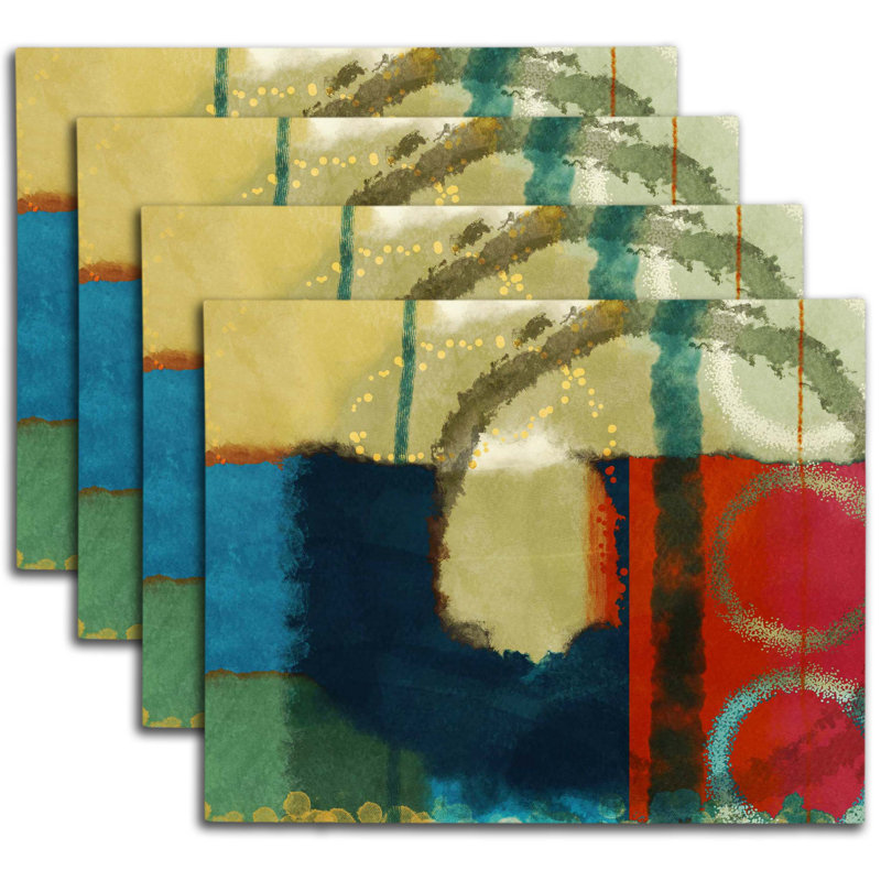 Napperon abstrait en polyester