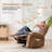 Elysium Manual Recliner with Heat and Vibration, Infinite Position, Sidepocket-1110588451