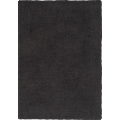 Solid Colour Wool Hand Woven Area Rug