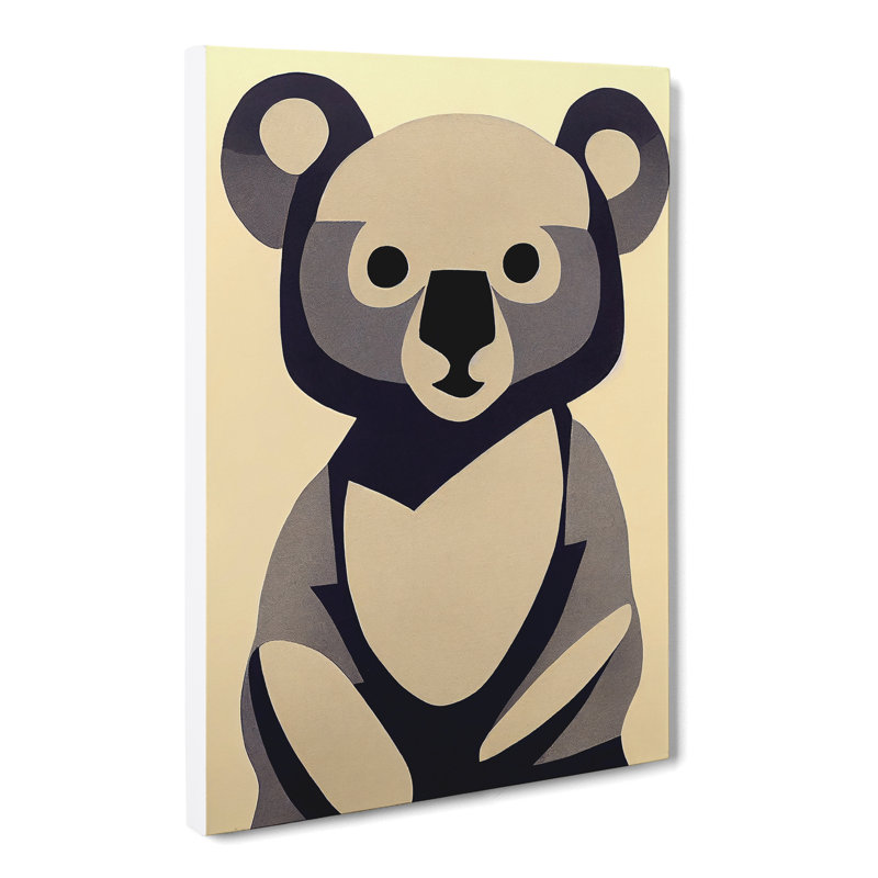 Abstract Koala Bear Vol.1 - Wrapped Canvas, 50cm H x 35cm W x 3cm D