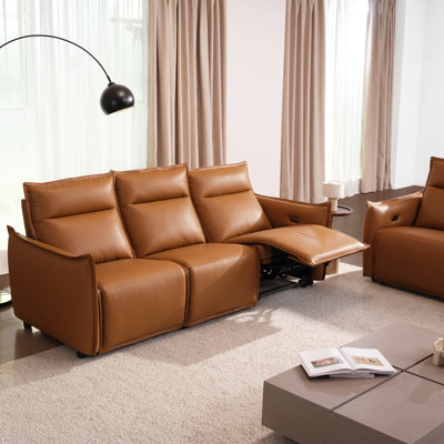 96" Zero-Gravity & Wall Hugger 3 Seater Power Recliner Sofa With USB & Type-C Ports, Oversized Reclining Sofa for Living Room
