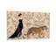Animaux en robe noire avec tigre en laisse-2134782459