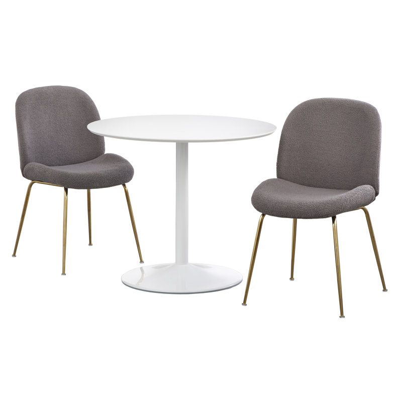 Chaise d'appoint Walborn, gris