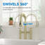 KPAIDA Pull Down Kitchen Faucet-108053194